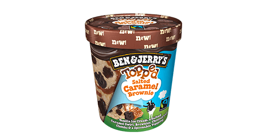 Produktbild Ben & Jerry's Eis Topped Salted Caramel Brownie